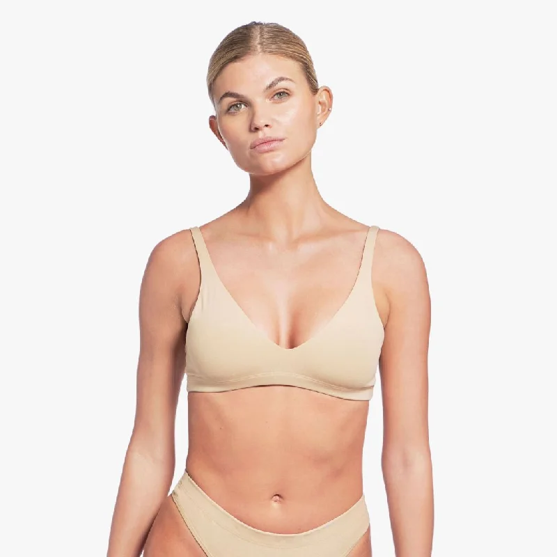 Triangle Bra (Beige)