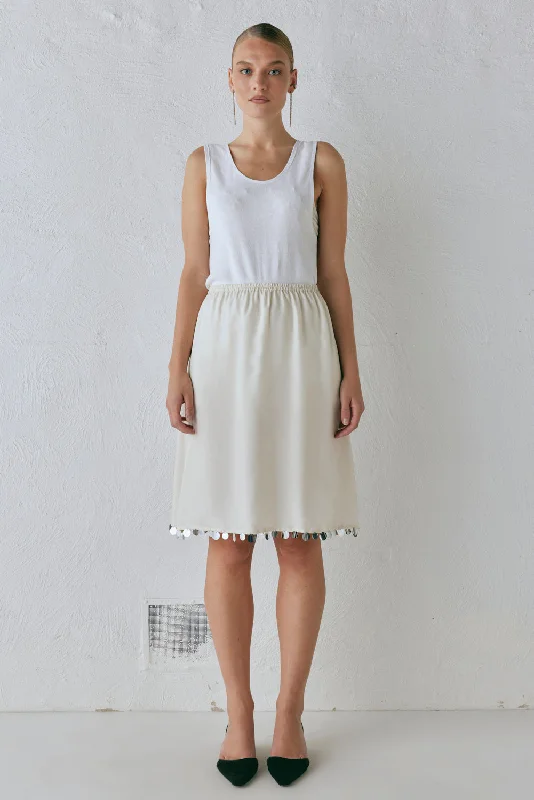 Spritz Midi Skirt Cream