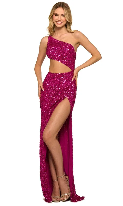 Sherri Hill 55456 - Cutout Sequined Dress