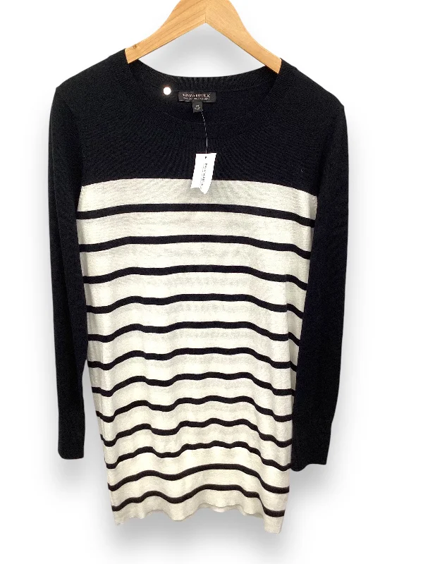 Dress Sweater By Banana Republic In Striped Pattern, Size: M