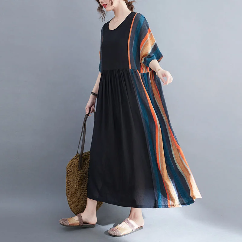 Casual Women Plus Sizes Long Cozy Dresses